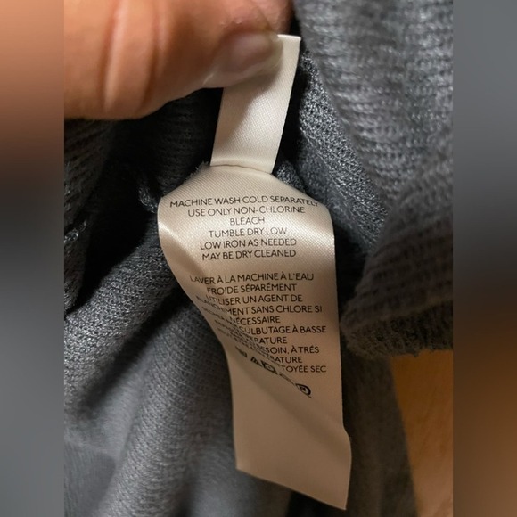 Free People We The Free Staycation Snowy Thermal Oversized Top Gray Size XS - Picture 9 of 9